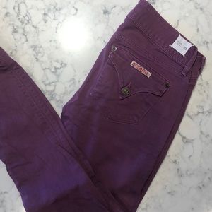 Hudson Collin Skinny, size 25 NWOT in plum purple